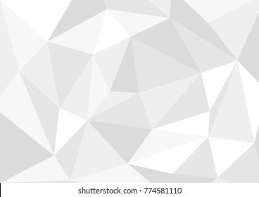 Abstract White triangle background , background can used for wallpaper or design , vector.
