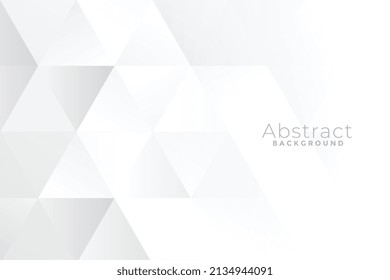 abstract white triangles background design
