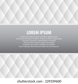 abstract white upholstery background for design vector eps 10