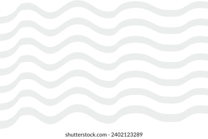 Abstract white wave background design vector. white texture on a gray color background. 