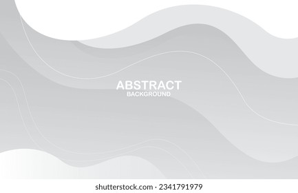 Abstract white wave background. Eps10 vector