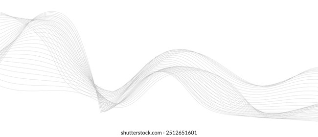 Abstract white wave background. EPS10