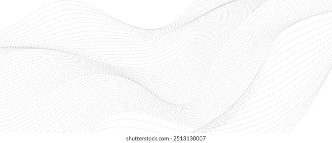 Abstract white wave background. EPS10