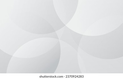 Abstract white wave background. Fluid shapes composition. Vector illustration