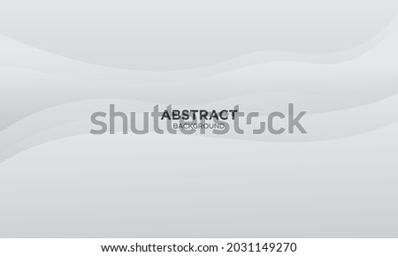 Abstract white wave background. Modern background design. Liquid color. Fluid shapes composition. Fit for presentation design. website, basis for banners, wallpapers, brochure, posters