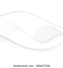 abstract white wave on white background 