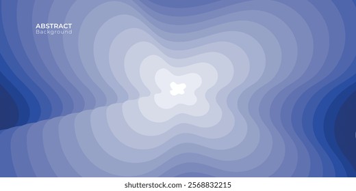 Abstract white wave pattern background design template.