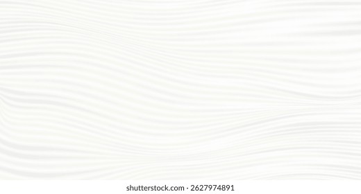 abstract white waves background with soft flowing lines and elegant light texture, perfect for modern and minimal design themes