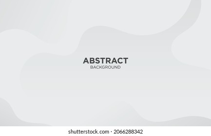 Abstract White waves geometric background. Modern background design. gradient color. Fluid shapes composition. Fit for presentation design. website, banners, wallpapers, brochure, posters