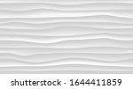 Abstract white wavy 3d texture background. Seamless vector texture.