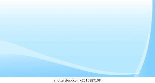 Abstractas líneas onduladas blancas brillantes sobre un fondo azul. Patrón digital futurista de alta tecnología para el Anuncio simple