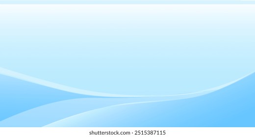 Abstract white wavy glowing lines on a blue background. Futuristic digital high-technology pattern abstrac