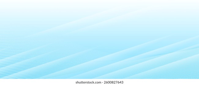 Abstract white wavy glowing lines on a blue background. Futuristic digital high-technology pattern. Health Care concept. Vector illustration