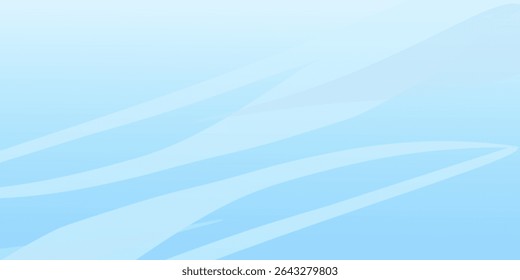 Abstractas líneas onduladas blancas brillantes sobre un fondo azul. Patrón digital futurista de alta tecnología moderno