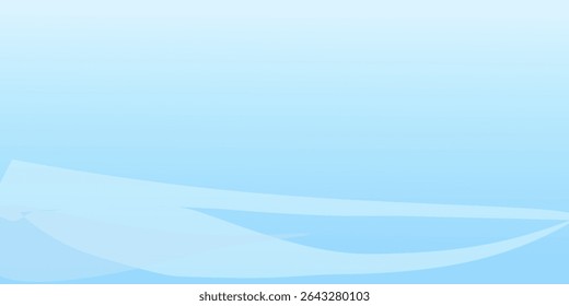 Abstract white wavy glowing lines on a blue background. Futuristic digital high-technology pattern modern