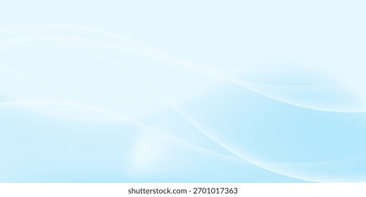 Abstract white wavy glowing lines on a blue background. Futuristic digital high-technology pattern. Health Care concept. 