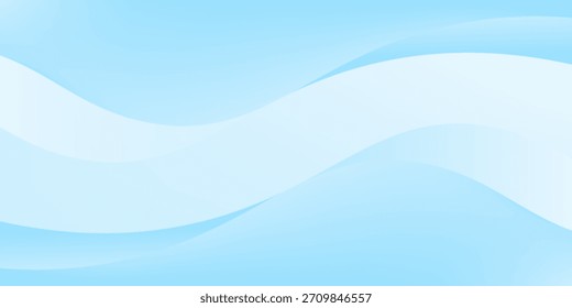 Abstract white wavy glowing lines on a blue background. Futuristic digital high-technology pattern. Health Care concept.