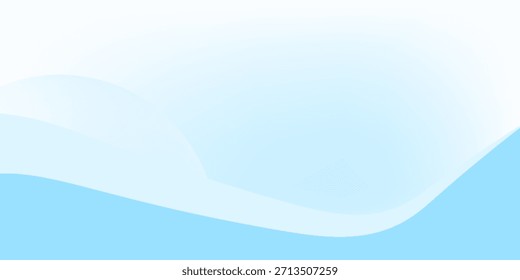 Abstractas líneas onduladas blancas brillantes sobre un fondo azul. Patrón digital futurista de alta tecnología. Concepto de atención de salud.
