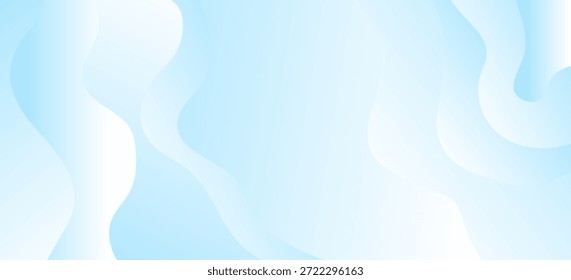 Linhas onduladas brancas abstratas brilhantes sobre um fundo azul. Padrão de alta tecnologia digital futurista. Conceito de assistência médica.