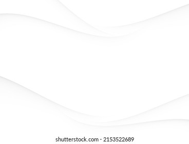 Abstract white wavy line background wallpaper vetor illustration