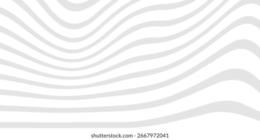 Fondo ondulado blanco Abstractas del patrón de la línea. traje para el Anuncio, el Web, el folleto, la presentación y el cartel