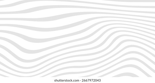 Plano de fundo do padrão abstrato de linha ondulada branca
