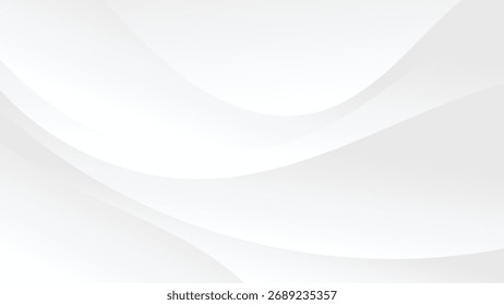 abstract white wavy lines background