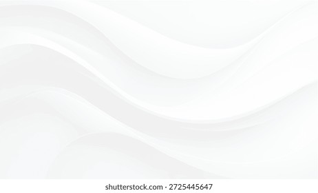 Elemento de diseño de fondo de líneas onduladas blancas Abstractas para recursos gráficos y Plantillas