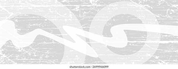 Abstrakte weiße wellenförmige Linien auf grungy grau strukturierten Hintergrund Schlagwörter: abstrakt, Hintergrund