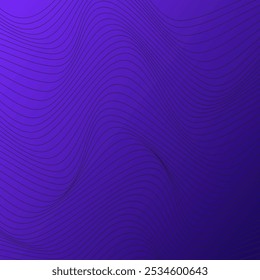 ABSTRACT WHITE WAVY LINES PATTERN GRADIENT BLUE COLOR BACKGROUND. GOOD FOR POSTER, WALLPAPER, COVER, FRAME, FLYER, SOCIAL MEDIA, GREETING CARD