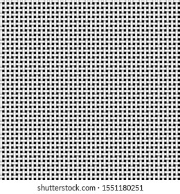 Abstract white wicker on black background. Texture of weave. Texture seamless background with transparent shadows and 3d volume effect