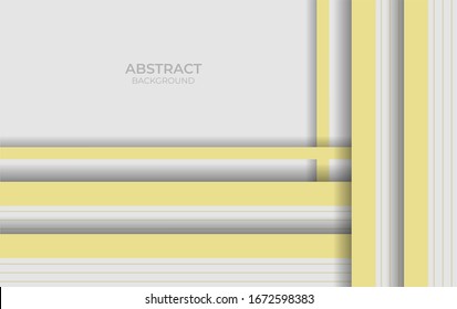 Abstract White And Yellow Background