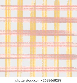 Abstract white, yellow and pink stripes design, creating a modern aesthetic