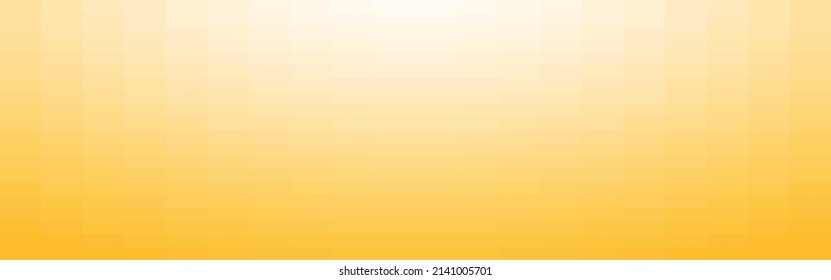 Abstract white and yellow rectangle mosaic banner background. Vector illustration.