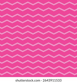 Abstract white zigzag lines on a pink background
