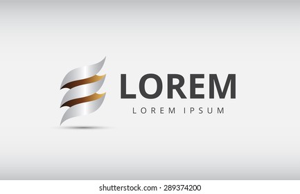 Abstract White&Brown Logo
