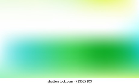Abstract  White,Yellow, skyblue and green Gradient blurred vector background
