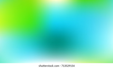 Abstract  White,Yellow, skyblue and green Gradient blurred vector background