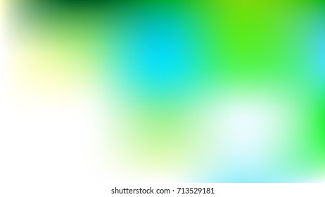 Abstract  White,Yellow, skyblue and green Gradient blurred vector background
