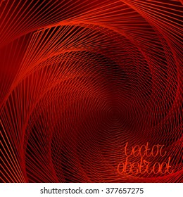 Abstract Wicker Background. Geometric Structure  and Scenic Stairs. Vector Illustration