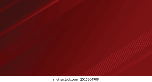 Abstract wide banner background with 3d shadow geometric shapes decoratoin