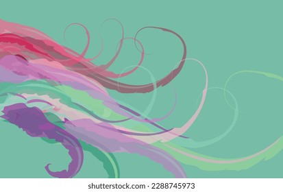 Abstrakter breiter Banner-Hintergrund mit Textbereich