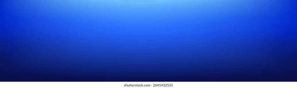 Abstract wide deep blue gradient vector background