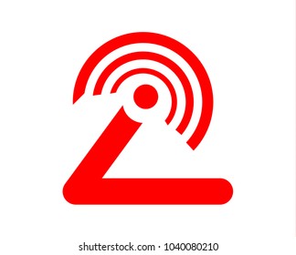 Abstract wifi symbol 