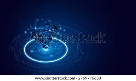 Abstract wifi symbol. Concept of communication technology, internet signal or wireless connection.