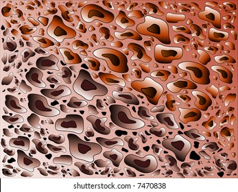 abstract wild brown pattern