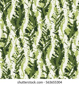 Abstract wildlife motif distressed effect textured background. Seamless pattern.