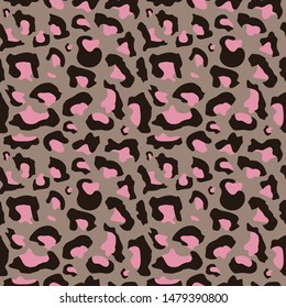 Abstract wildlife style vector pattern texture
