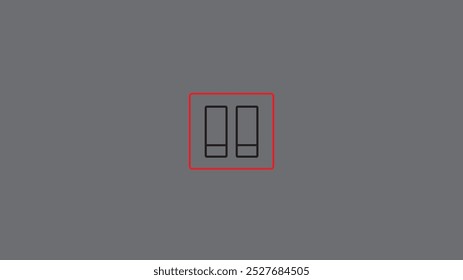 Iconos Abstractas de Windows línea de signo simple.