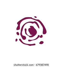 Abstract Wine Splash Logo Template Illustration Design. Vector EPS 10.